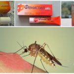 Preparações Fenistil de picadas de mosquito